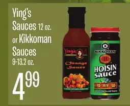 Jewel-Osco Ying's Sauces 12 oz. or Kikkoman Sauces 9-13.2 oz offer