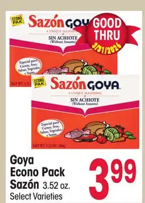 Jewel-Osco Goya Econo Pack Sazón offer