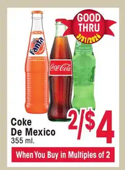 Jewel-Osco Coke De Mexico offer