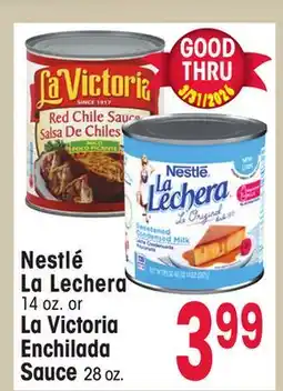 Jewel-Osco Nestlé La Lechera 14 oz. or La Victoria Enchilada Sauce 28 oz offer