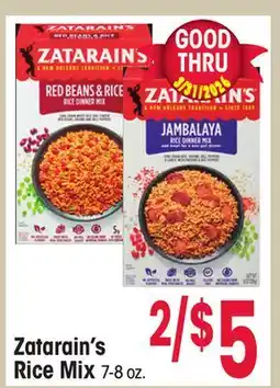 Jewel-Osco Zatarain's Rice Mix offer