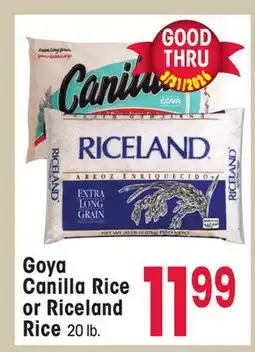 Jewel-Osco Goya Canilla Rice or Riceland Rice offer