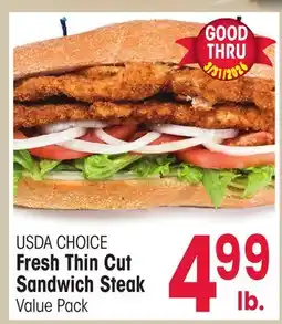 Jewel-Osco Fresh Thin Cut Sandwich Steak offer