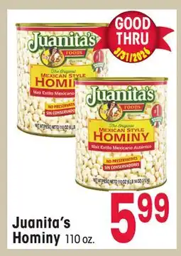 Jewel-Osco Juanita's Hominy offer