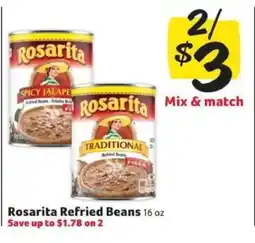 Winn Dixie Rosarita Refried Beans offer
