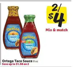 Winn Dixie Ortega Taco Sauce offer
