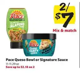 Winn Dixie Pace Queso Bowl or Signature Sauce offer