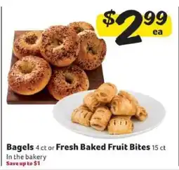 Winn Dixie Bagels or Fresh Baked Fruit Bites offer