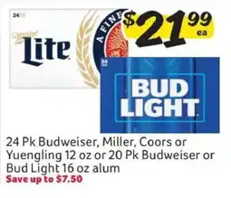 Winn Dixie Budweiser, Miller, Coors, Yuengling, Bud Light offer