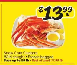 Winn Dixie Snow Crab Clusters offer