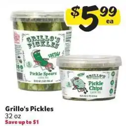 Winn Dixie GRILLO'S PICKLES offer