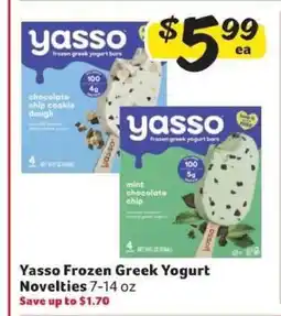 Winn Dixie Yasso Frozen Greek Yogurt Novelties offer