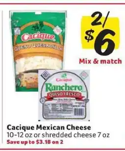 Winn Dixie Cacique Mexican Cheese offer