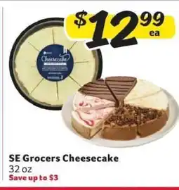 Winn Dixie SE Grocers Cheesecake offer