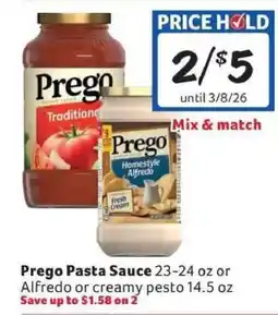 Winn Dixie Prego Pasta Sauce offer