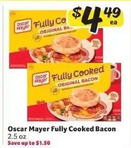 Winn Dixie Oscar Mayer Fully Cooked Bacon offer