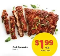 Kroger Pork Spareribs offer