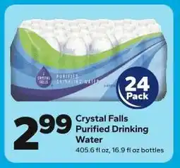 Save a Lot Crystal Falls Purified Drinking Water offer