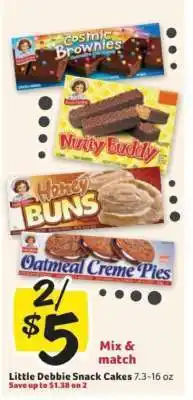 Winn Dixie Little Debbie Snack Cakes offer