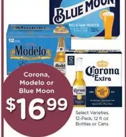 Kroger Corona, Modelo or Blue Moon offer
