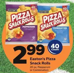 Save a Lot Easton's Pizza Snack Rolls offer
