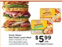 Kroger Oscar Mayer Deli Fresh Lunch Meat offer