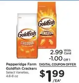 Kroger Pepperidge Farm Goldfish Crackers offer