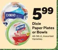 Save a Lot Dixie Paper Plates or Bowls offer