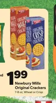 Save a Lot Newbury Mills Original Crackers offer