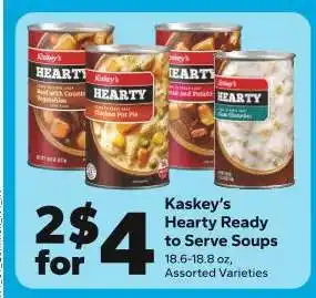 Save a Lot Kaskey's Hearty Ready To Serve Soups offer