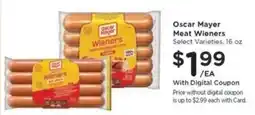 Kroger Oscar Mayer Meat Wieners offer