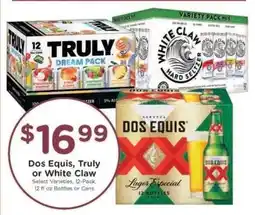 Kroger Dos Equis, Truly or White Claw offer