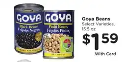 Kroger Goya Beans offer