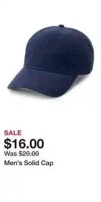 Kohl's Men's Solid Cap offer