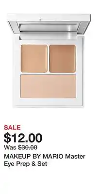 Kohl's MAKEUP BY MARIO Master Eye Prep & Set offer