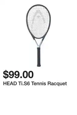 Dick's Sporting Goods HEAD Ti.S6 Tennis Racquet offer