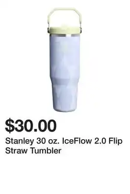 Dick's Sporting Goods Stanley 30 oz. IceFlow 2.0 Flip Straw Tumbler offer