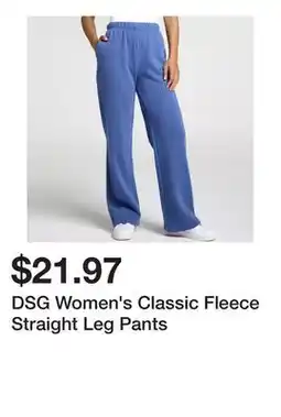 Dick's Sporting Goods DSG Women's Classic Fleece Straight Leg Pants offer