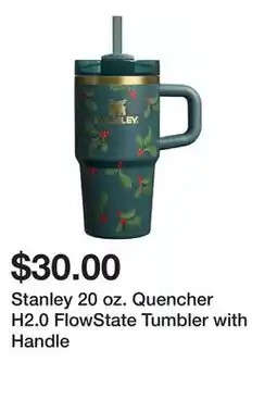 Dick's Sporting Goods Stanley 20 oz. Quencher H2.0 FlowState Tumbler with Handle offer