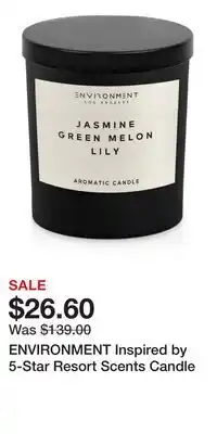 Nordstrom ENVIRONMENT Inspired by 5-Star Resort Scents Candle offer