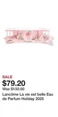 Nordstrom LancΓ΄me La vie est belle Eau de Parfum Holiday 2025 offer