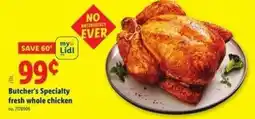 Lidl Butcher's Specialty fresh whole chicken offer