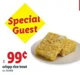 Lidl Crispy rice treat offer