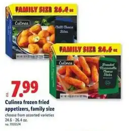 Lidl Culinea frozen fried appetizers offer