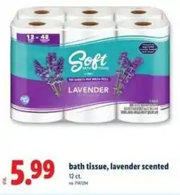 Lidl Bath tissue, lavender scented offer