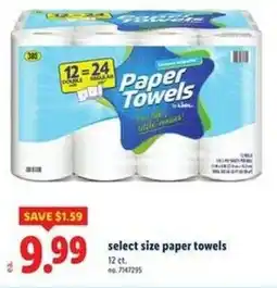Lidl Select size paper towels offer