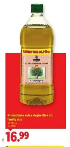Lidl Primadonna extra virgin olive oil offer