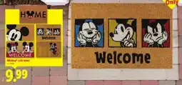 Lidl Mickey coir mats offer