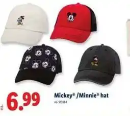 Lidl Mickey and Minnie hat offer