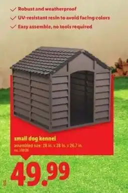 Lidl Small dog kennel offer